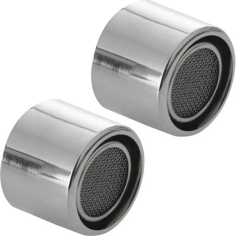 Lot de 2 buses d'aération pour robinet à filetage femelle 20 mm, économes en eau (1/5)
