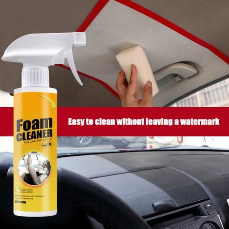 Mehrzweck-Schaumreiniger 250 ml für Auto, Dachhimmel, Sitze, Innenraum, kraftvoller Haushaltsfleckenentferner (1 Reiniger) (1/5)