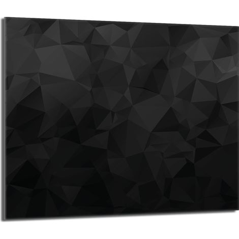 Placa protectora de vidrio para estufa 60x52 Negro (1/5)