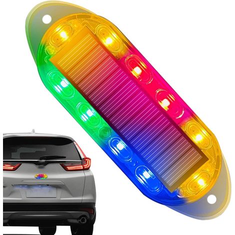 Alarme solaire pour voiture, lampe de sécurité clignotante (1/5)
