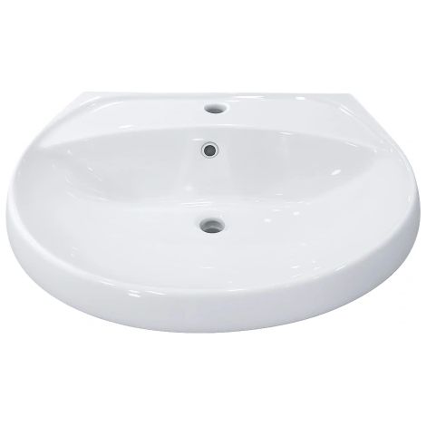 Lavabo in ceramica bianca serie esse lavabo 60 cm PRISMA