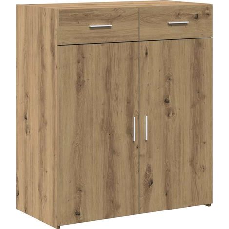 Maison Exclusive - Armadio con cassetto rovere artigianale 80 x 42.5 x 93.5 cm