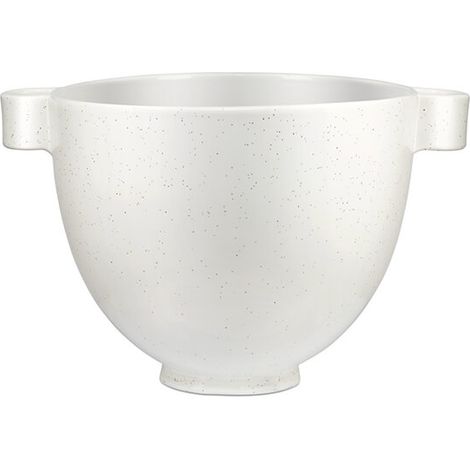 KitchenAid Ceramic 4.8L Bowl Speckled Stone (1/4)