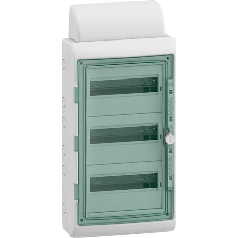 Schneider Electric 13435DE Mureva Feuchtraumverteiler Aufputz Anzahl Teilungen = 36 Anzahl Reihen = (1/5)
