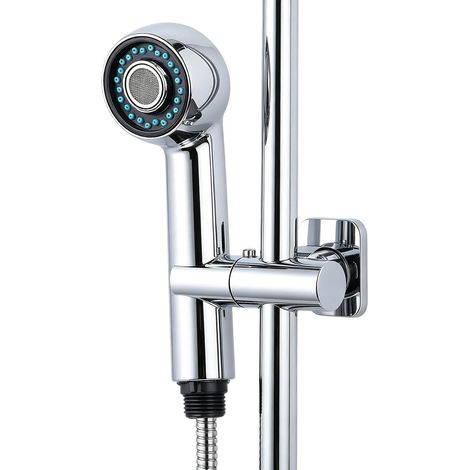 Pommeau de douche portable universel réglable et amovible Douchette pour camping-car, baignoire, appartement, hôtel, véhicule de loisirs, extérieur, enfants, adultes, animaux de compagnie (1/5)