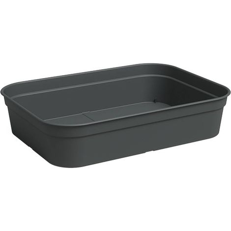 artevasi – Plateau de semis MADAGASCAR M – Anthracite, L 36 x l 26 x H 8 cm, plastique