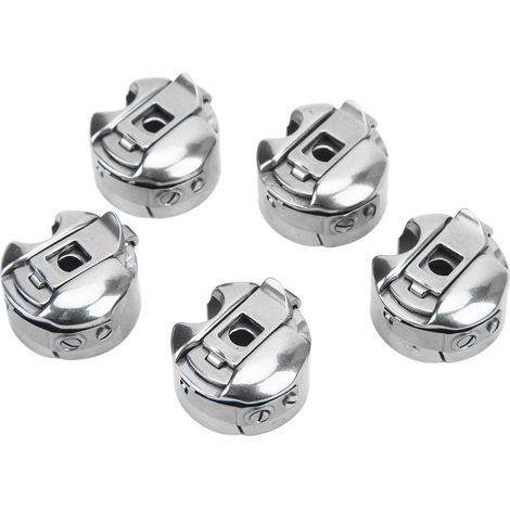 Accessoires pour machine à coudre à plat avec boîtier de canette en tôle d'acier et clip à ressort. (1/5)