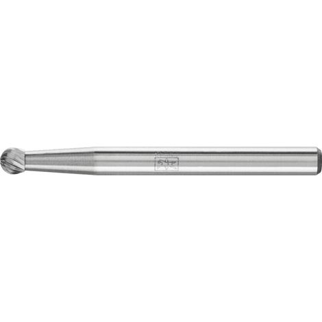 PFERD TOOLS Hartmetall Frässtift Kugel KUD Ø 03x02 mm Schaft-Ø 3 mm Z5 universal fein