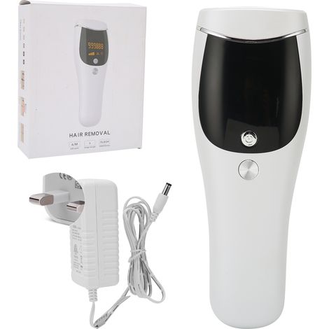 Épilateur corporel professionnel 990 000 flashs, épilation définitive sans douleur tout corps, appareil à lumière pulsée 110‑240V avec prise UK. (1/5)