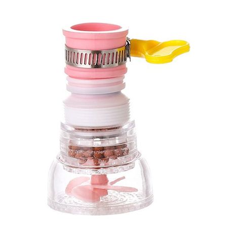 Purificateur d'eau pour robinet (poudre), tête de robinet de cuisine pivotante à 360 degrés, douchette pivotante économique. (1/5)