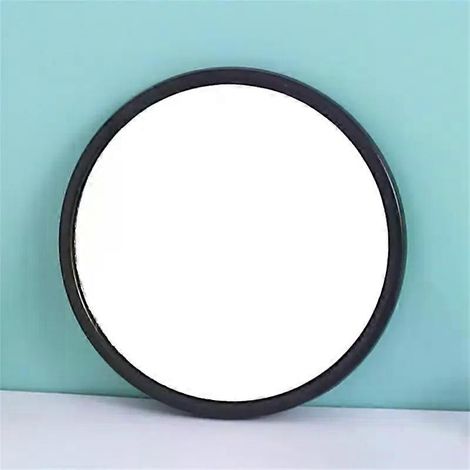 Miroir en plastique rond, petit miroir cosmétique, idéal pour les soins de la peau et les retouches maquillage, exclusivement pour les salons de beauté. (1/4)
