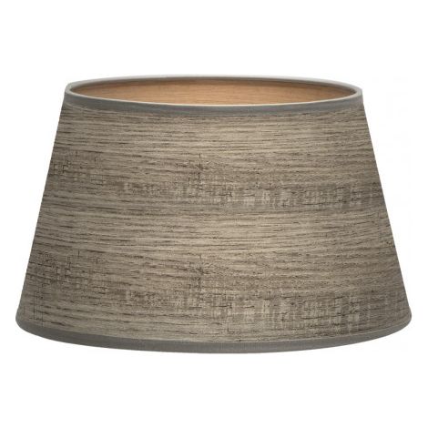 Lampenschirm salma e27 Holz grau 40dx30dx25h konisch offen