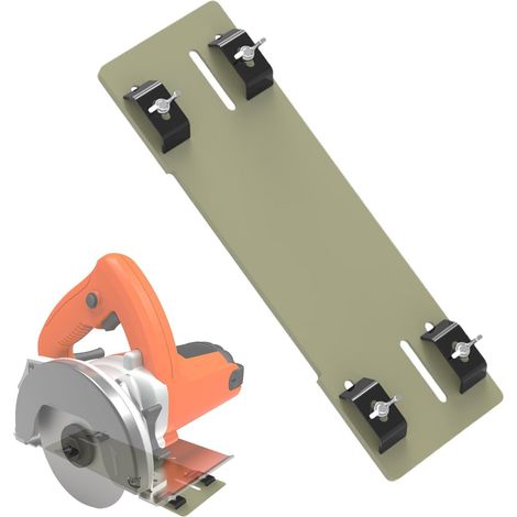 Guide de Base Réglable pour Machine de Découpe et Équipement de Coupe Guide de Coupe Électrique pour Travail du Bois Projets de Bricolage Construction et Fabrication de (1/5)
