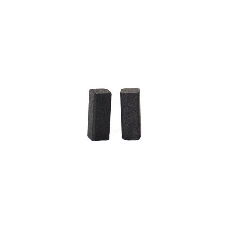 Juego de 2 carbones adaptables para DeWalt. Dimensiones: 6,3 x 6,3 x 13 mm.