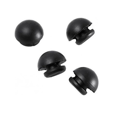 Soportes de goma Kappa para marcos laterales KL/KLR/KLX/KLXR (4 unidades)