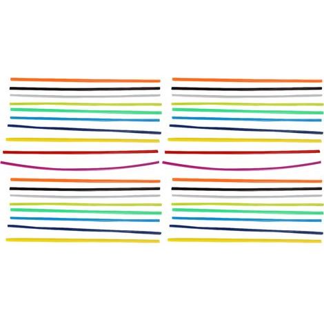 Manchons de rayons-Mélanger aléatoirement les couleurs 36 pièces