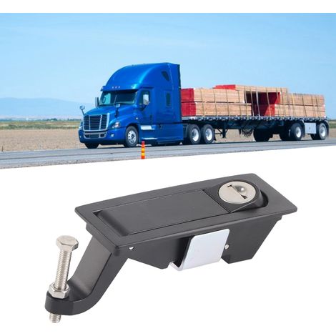 Loquet de Compression en Alliage de Zinc à Levier Réglable avec Verrou à Déclencheur pour Armoire de Bateau, Camping-car et Boîte à Outils