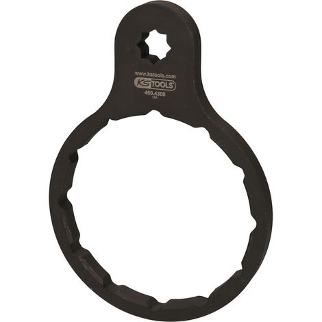KS Tools - Clé pour filtre à carburant Ø 100 mm / 12 cannelures pour Fuso - 460.4300 (1/2)