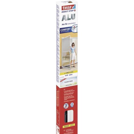 Tesa mosquitera mosquitera aluminio blanco 1,0m x 2,2m