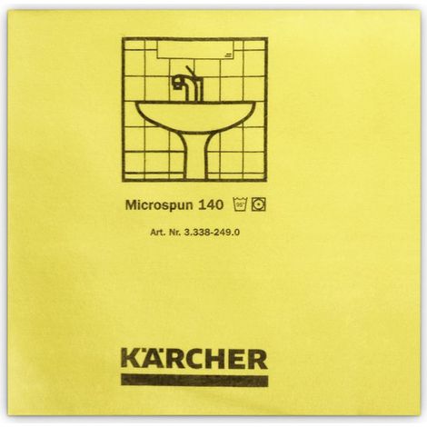 Kärcher Chiffon microfibre micro-filaments jaune