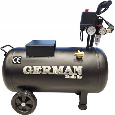 SERBATOIO COMPRESSORE OLIO CILINDRO 230V PRESSOSTATO ALIMENTATORE VALVOLA SET 50L