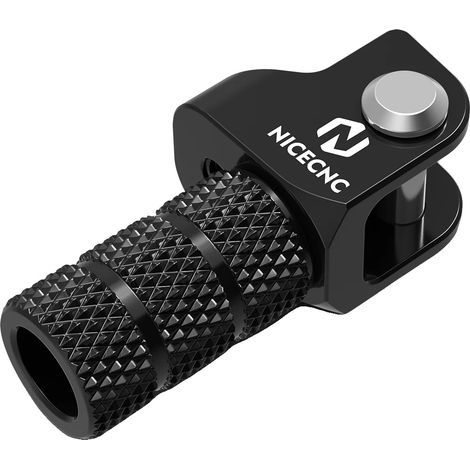 Pomo de palanca de cambios ajustable, control mejorado, agarre superior, negro. (1/2)