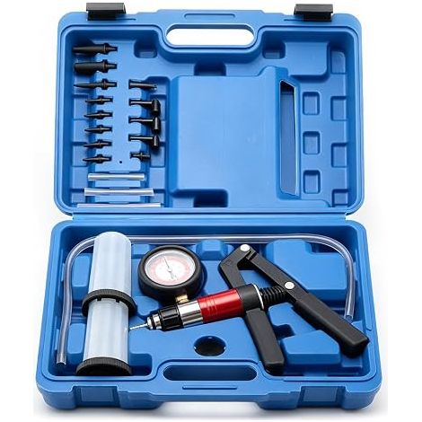 Car Vacuum Pump Kit Pressure Brake Bleeder Device Vacuum Pressure Tester Hand Held Tool (1/5)