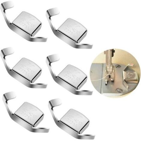 Aimants de couture, ensemble de 6 rails de couture, accessoires pour machines à coudre, rails de couture magnétiques, durables, faciles à utiliser et compatibles avec les pieds-de-biche de la plupart (1/4)