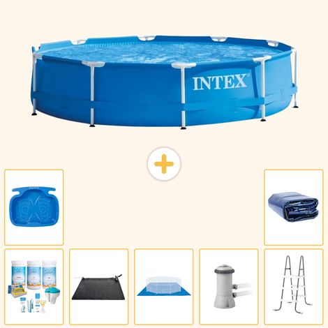 Intex Piscine Tubulaire Ronde - 366x76 cm - 8-pièces  S20444 (1/5)