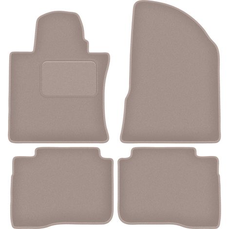 Alfombrillas de velour para SsangYong Korando IV SUV (2019-) beige (1/5)