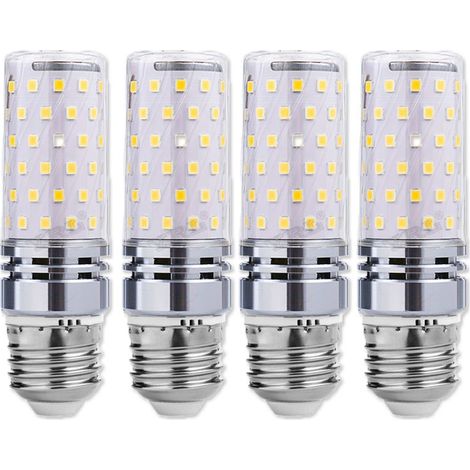 Lot de 4 ampoule E27, ,ampoule led 1340LM, 16W ampoule LED Intérieur Équivalent 150W Lampe Halogène,Non-dimmable, Convient pour le Bureau, l\'utilisation à la maison,Gros culot à vis E27 Maïs LED(6000 (1/5)