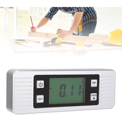Digitaler Winkelmesser, Neigungsmesser, Wasserwaage, Winkelmessgerät, Winkelmesser, Magnet, 90-Grad-Lineal, Neigungsmesser mit Digitalanzeige, Wasserwaage, Winkelmesser, Winkelmessgerät (1/5)
