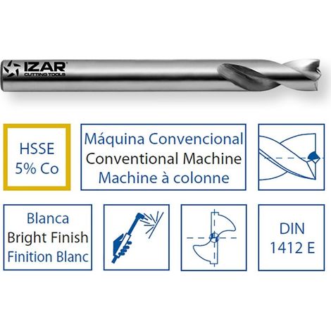 Broca HSS Co Puntos-Soldadura - 1604 - 6,00 mm IZAR (1/2)