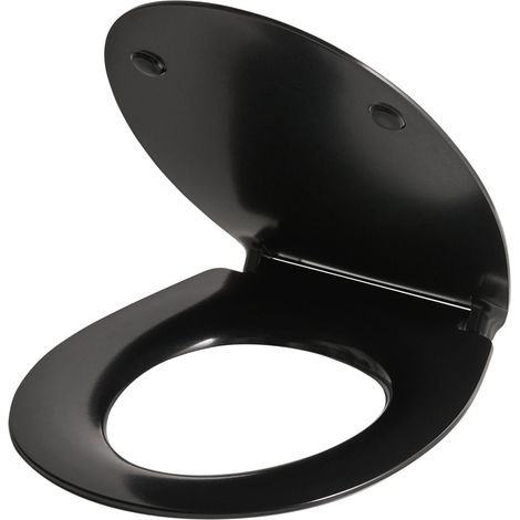 Toilet Seat PUTUMAYO Soft Close Duroplast Black