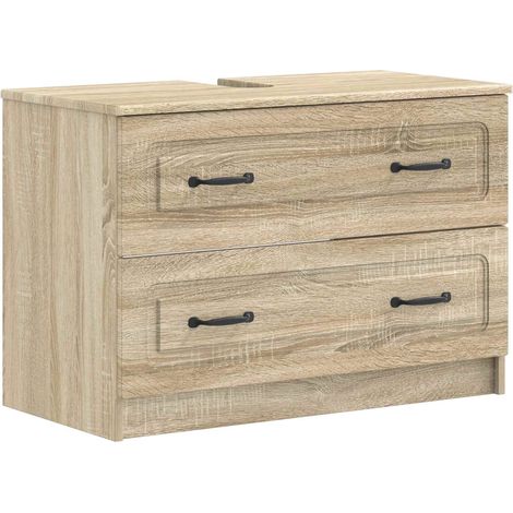 Bathroom Sink Cabinet UTRECHT Sonoma Oak 82 x 41x 56 cm vidaXL (1/5)