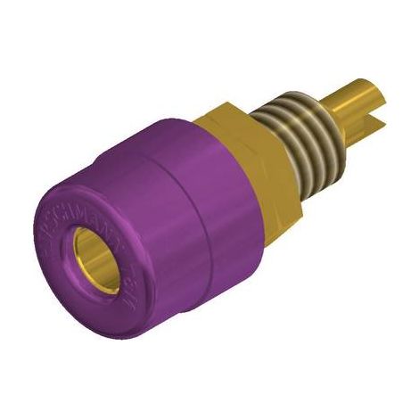 Douille banane Ø de la broche: 4 mm Hirschmann Test & Measurement BIL 20 Au vi 930176709 violet 1 pc (1/2)