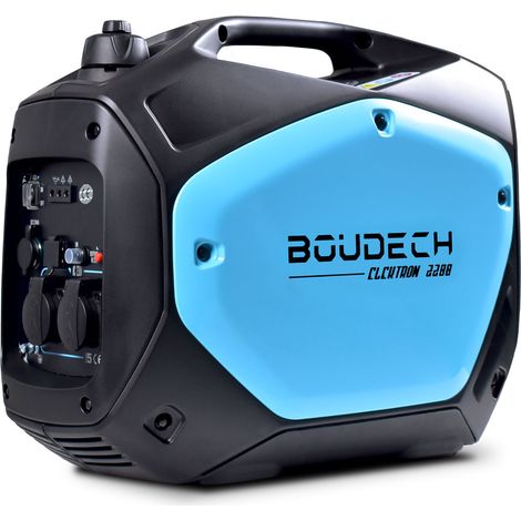 BOUDECH - Elektron 2200 - Generatore Digitale ad Inverter da 2KW/4HP con motore OHV 4 tempi gruppo elettrogeno a risparmio energetico da 2200W (1/7)