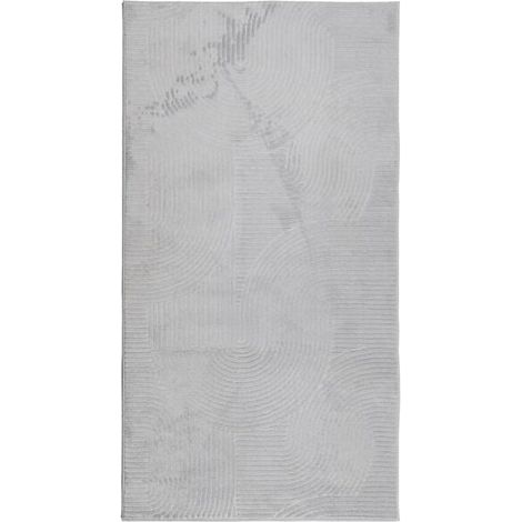 Tapis IZA à poils courts de style nordique, gris, 80 x 150 cm (1/5)