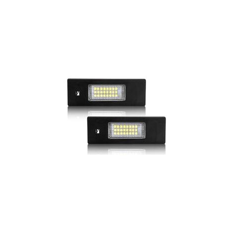 LED-Kennzeichenbeleuchtung, Autolampen, superhell, 6000 K, Xenon-Weiß, 24 SMD-Rückleuchten für E87/E81/E64/E63/E85/E86/F12/F13/K48 usw., 2 Stück (1/5)