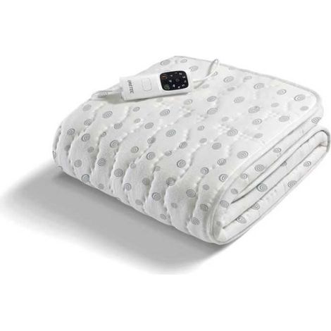Heated Mattress Topper - Imetec - 1 Place Adapto. 150x80cm - 6 Temperatures - 100% Cotton Fast Heating - Constant Temperature (1/3)