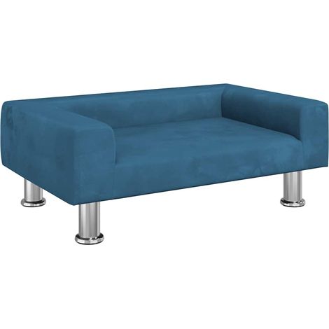 Canapé pour enfants,Sofa pour Salon,Banquette bleu 70x45x26,5 cm velours CFW993536 (1/5)
