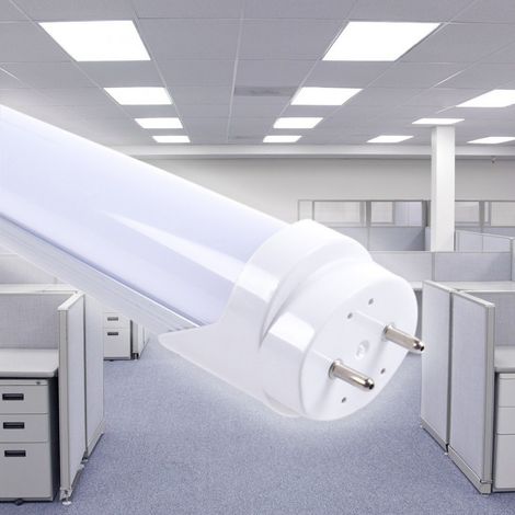 Trade Shop - 60 cm opake Neon-LED-Röhre mit 11W T8 Angriff von heißem neutralem weißem Licht -