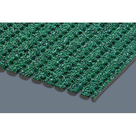 Alfombra para rascar grava - Alfombra antideslizante en rollo - Verde - Ancho 120 cm - Por metro lineal (1/5)