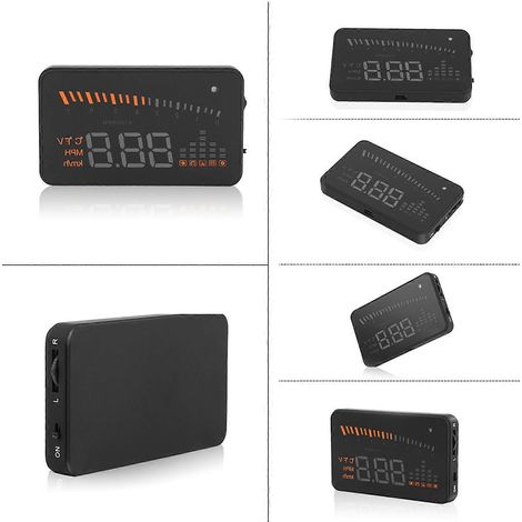 OBDII HUD Head-Up-Display mit farbigem LED-Projektor und Geschwindigkeitswarnsystem für Pkw und Lkw