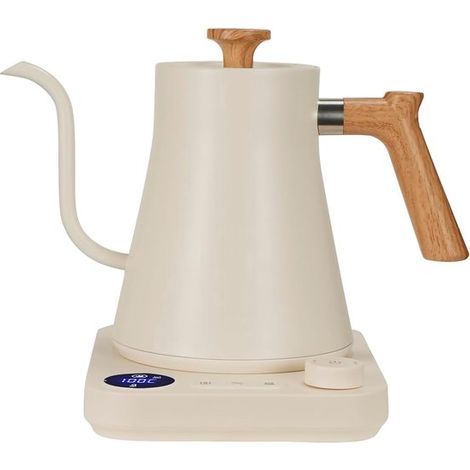 Hervidor eléctrico de grifo, 0,9 L, Preparador de té eléctrico, Apagado automático, Ultra silencioso, Acero inoxidable 304, Blanco (1/5)