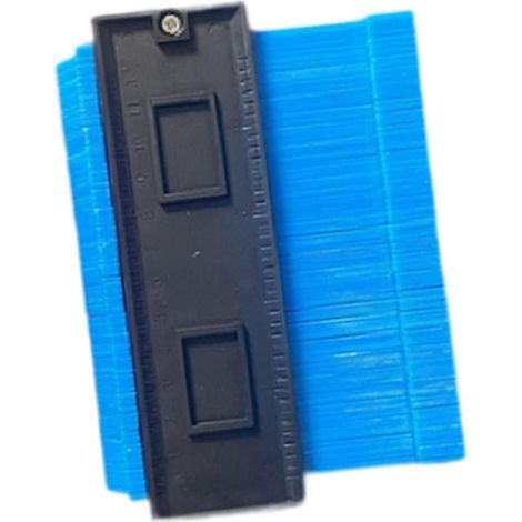 Gabarit de contour, duplicateur de formes irrégulières, outil de traçage de formes, outil de menuiserie polyvalent, outil de profilage avec verrouillage-Small