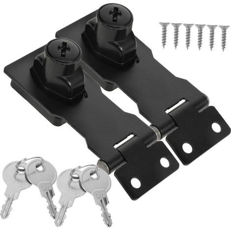 Lot de 2 verrous de porte en acier inoxydable pour placards et salles (1/5)