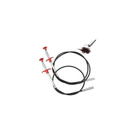 Lot de 2 Pince pour Deboucher Evier Canalisation, Pince à Lot Pince Griffes Flexible pour Cuisine, Cuisine, Baignoire, Toilettes (90cm/160cm) (1/5)