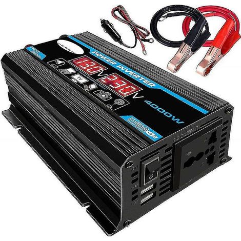 Onduleur 4000W 12V 220V à onde sinusoïdale pure avec télécommande et G[LD] (1/4)