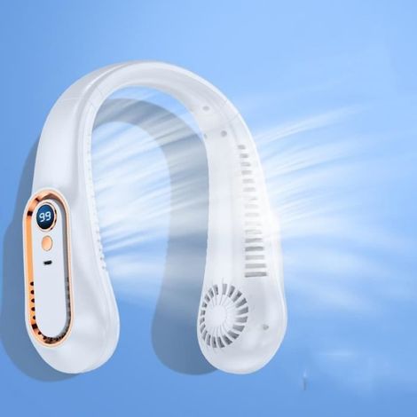 Ventilateur de cou - YSTP - Modèle suspendu - 3 vitesses - 7000 mAh - USB rechargeable